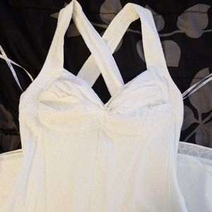 White Calvin Klein dress